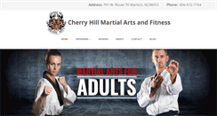 Desktop Screenshot of cherryhillmartialartsandfitness.com