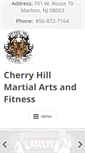 Mobile Screenshot of cherryhillmartialartsandfitness.com